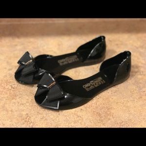 Salvatore ferragamo jelly flats